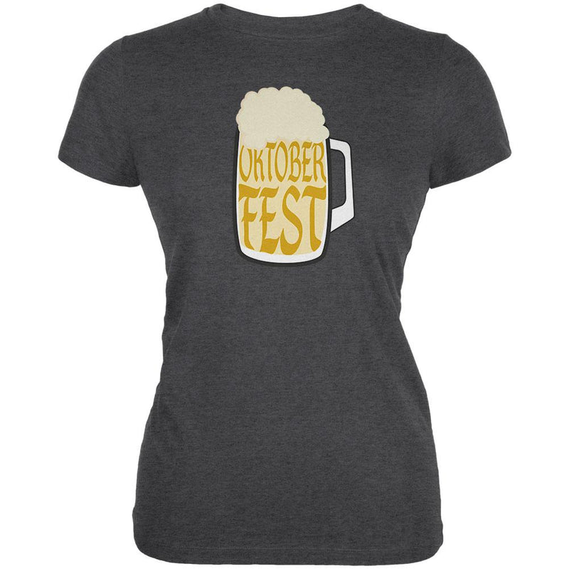 Oktoberfest German Beer Stein Juniors Soft T Shirt Juniors T-Shirts Old Glory 2XL Deep Heather