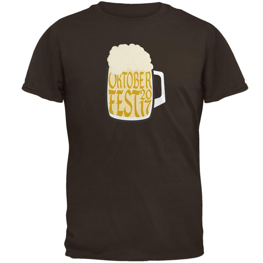 Oktoberfest German Beer Stein 2017 Mens T Shirt Men's T-Shirts Old Glory 2XL Brown