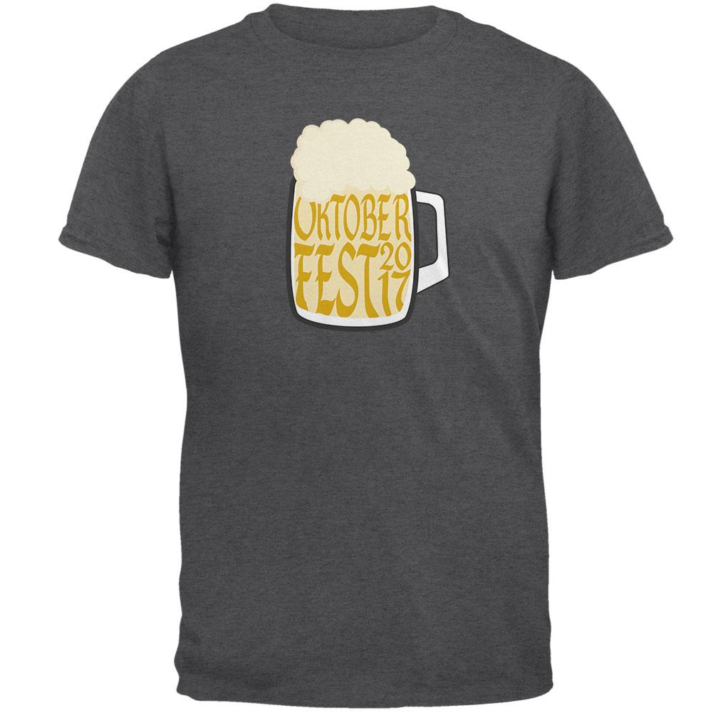 Oktoberfest German Beer Stein 2017 Mens T Shirt Men's T-Shirts Old Glory 2XL Dark Heather
