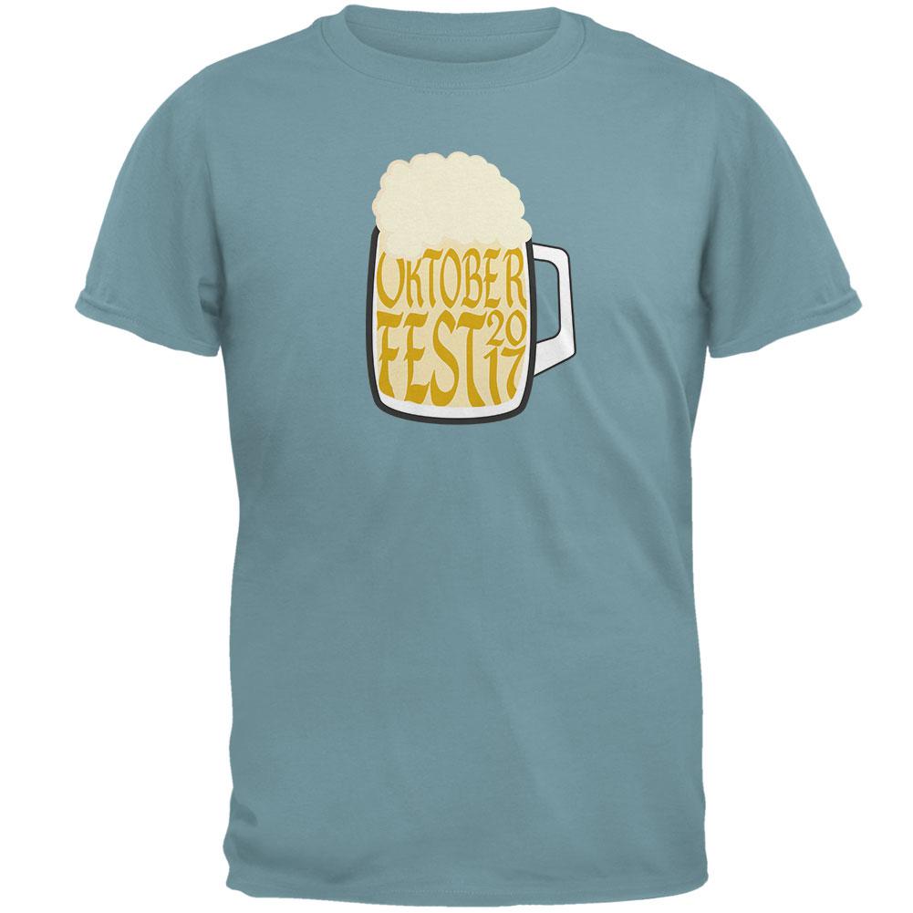 Oktoberfest German Beer Stein 2017 Mens T Shirt Men's T-Shirts Old Glory 2XL Seafoam