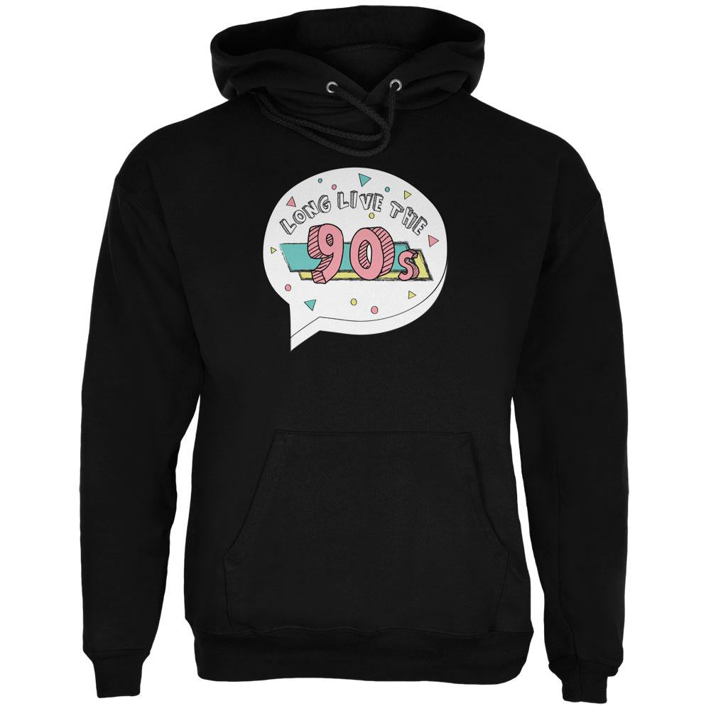 Halloween Long Live the 90s Mens Hoodie Men's Hoodies Old Glory 2XL Black