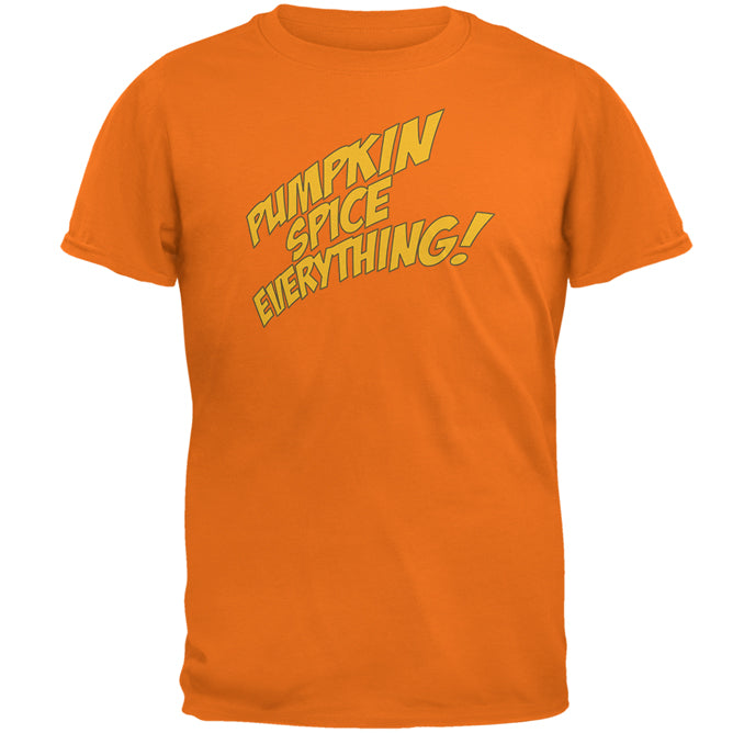 Autumn Fall Pumpkin Spice Everything Mens T Shirt Men's T-Shirts Old Glory 2XL Mandarin Orange