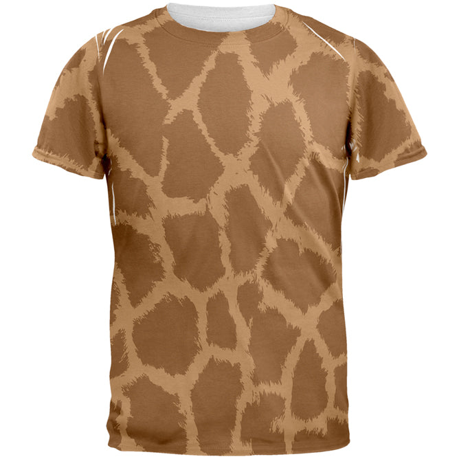Halloween Giraffe Pattern Costume All Over Mens T Shirt Men's T-Shirts Old Glory 2XL Multi