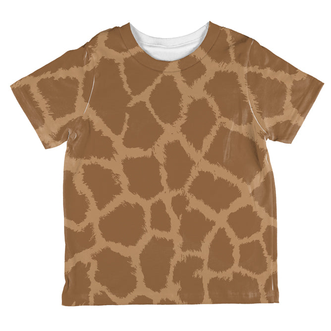 Halloween Giraffe Pattern Costume All Over Toddler T Shirt Toddler T-Shirts Old Glory 2T Multi