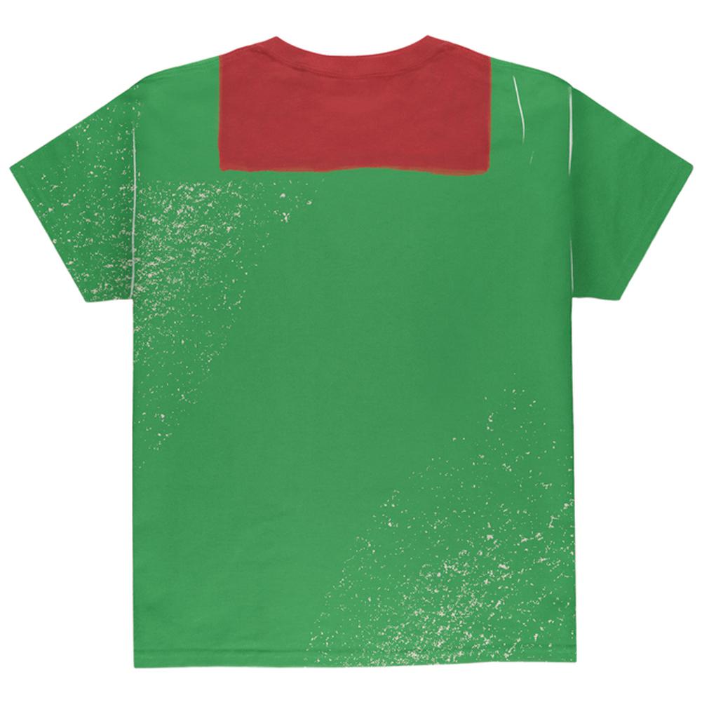 Christmas Santa's Lil Helper Daddy's Lil Monster Costume All Over Youth T Shirt Youth T-Shirts Old Glory