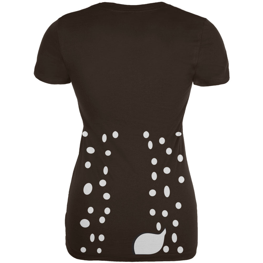 Halloween Baby Deer Fawn Costume Juniors Soft T Shirt Juniors T-Shirts Old Glory