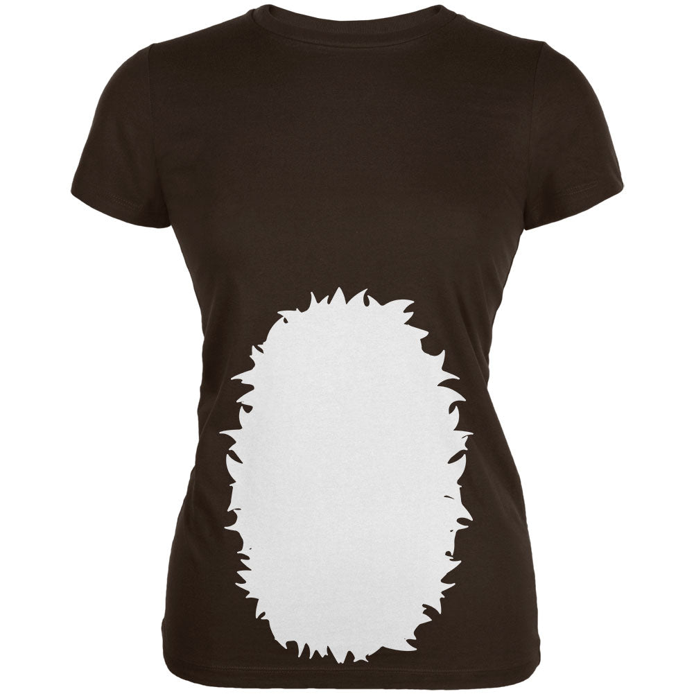 Halloween Baby Deer Fawn Costume Juniors Soft T Shirt Juniors T-Shirts Old Glory 2XL Brown