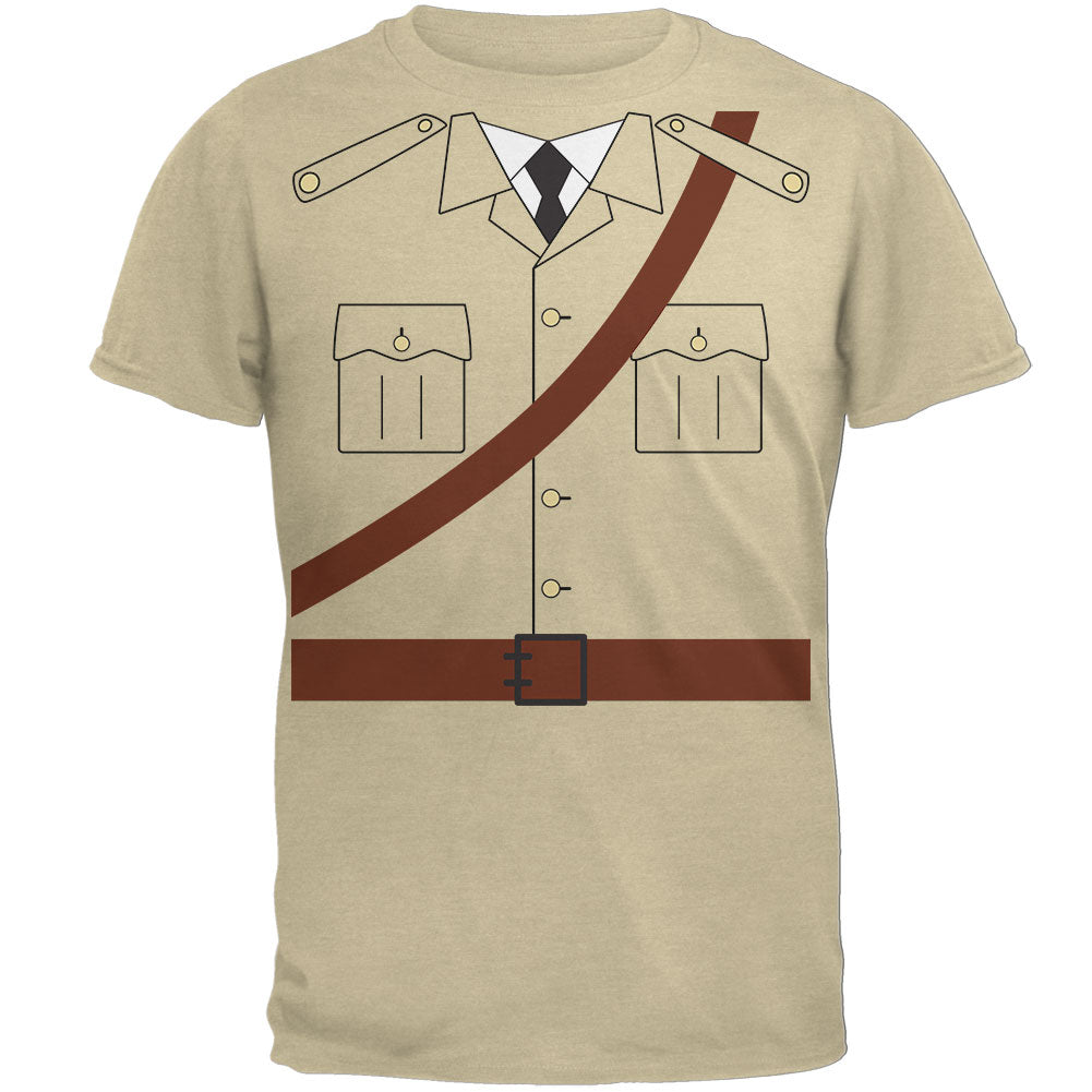 Halloween Safari Explorer Dr. Livingstone Costume Mens Soft T Shirt Men's T-Shirts Old Glory 2XL Cream