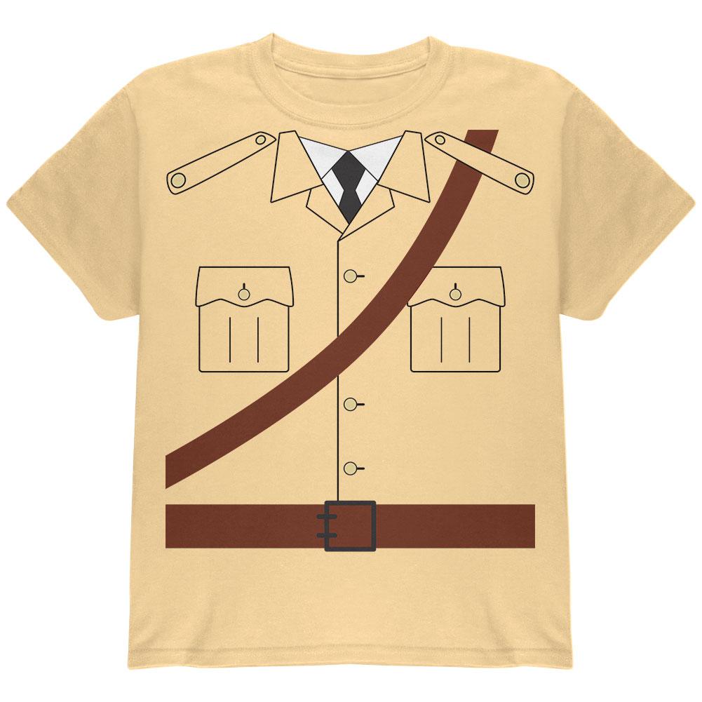Halloween Safari Explorer Dr. Livingstone Costume Youth T Shirt Youth T-Shirts Old Glory LG Yellow Haze