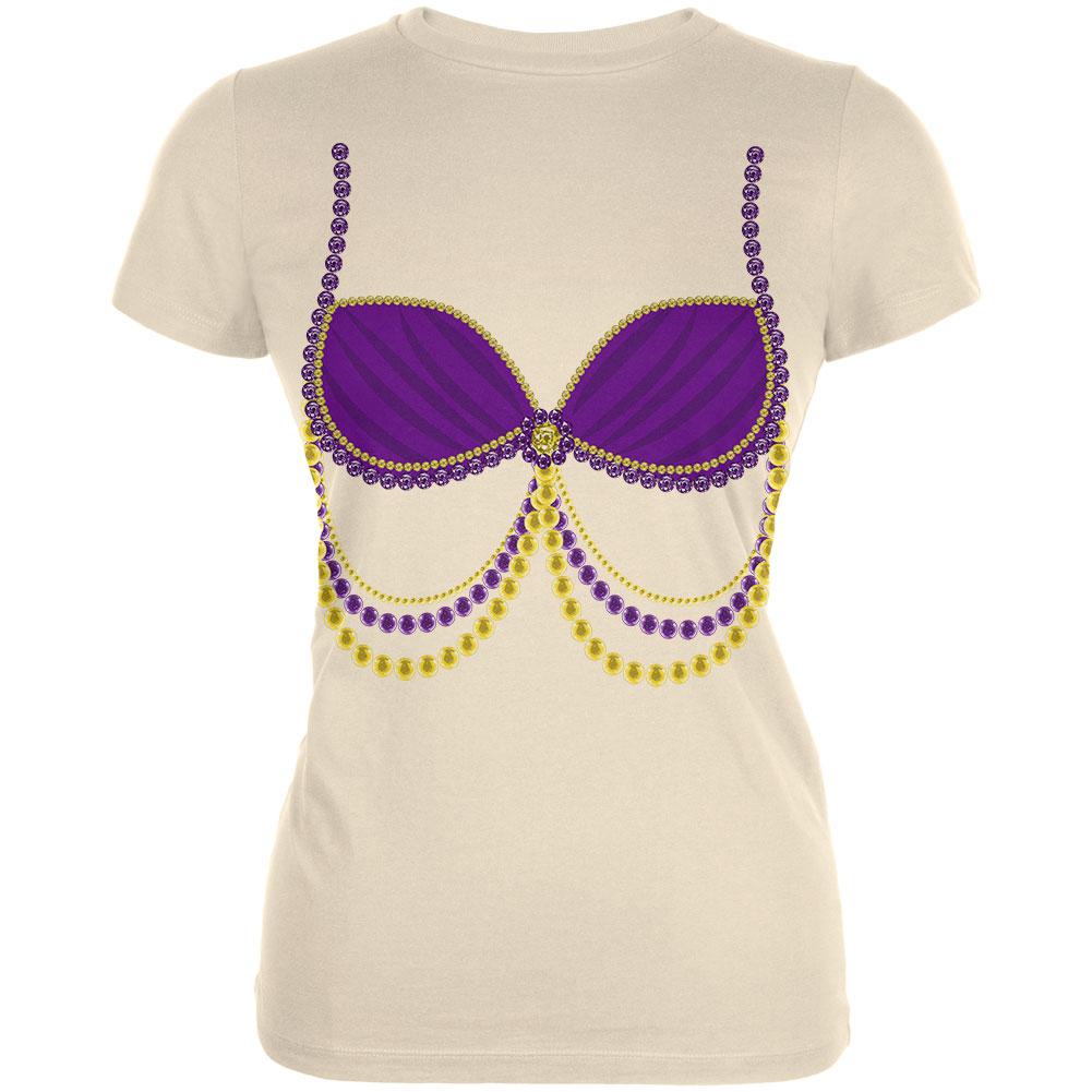 Halloween Arabian Belly Dancer Purple Costume Juniors Soft T Shirt Juniors T-Shirts Old Glory LG Cream