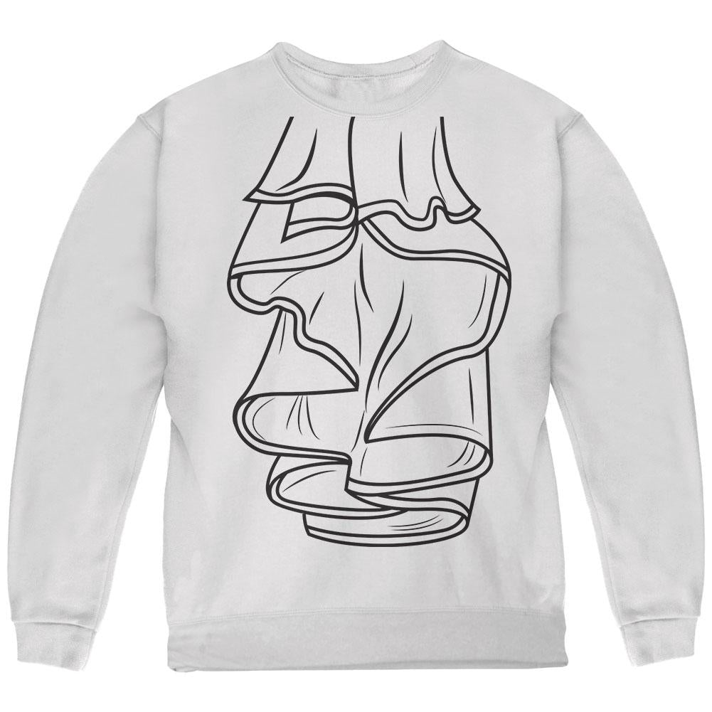 Halloween Pirate Ruffle Shirt Costume Youth Sweatshirt Youth Sweatshirts Old Glory LG White