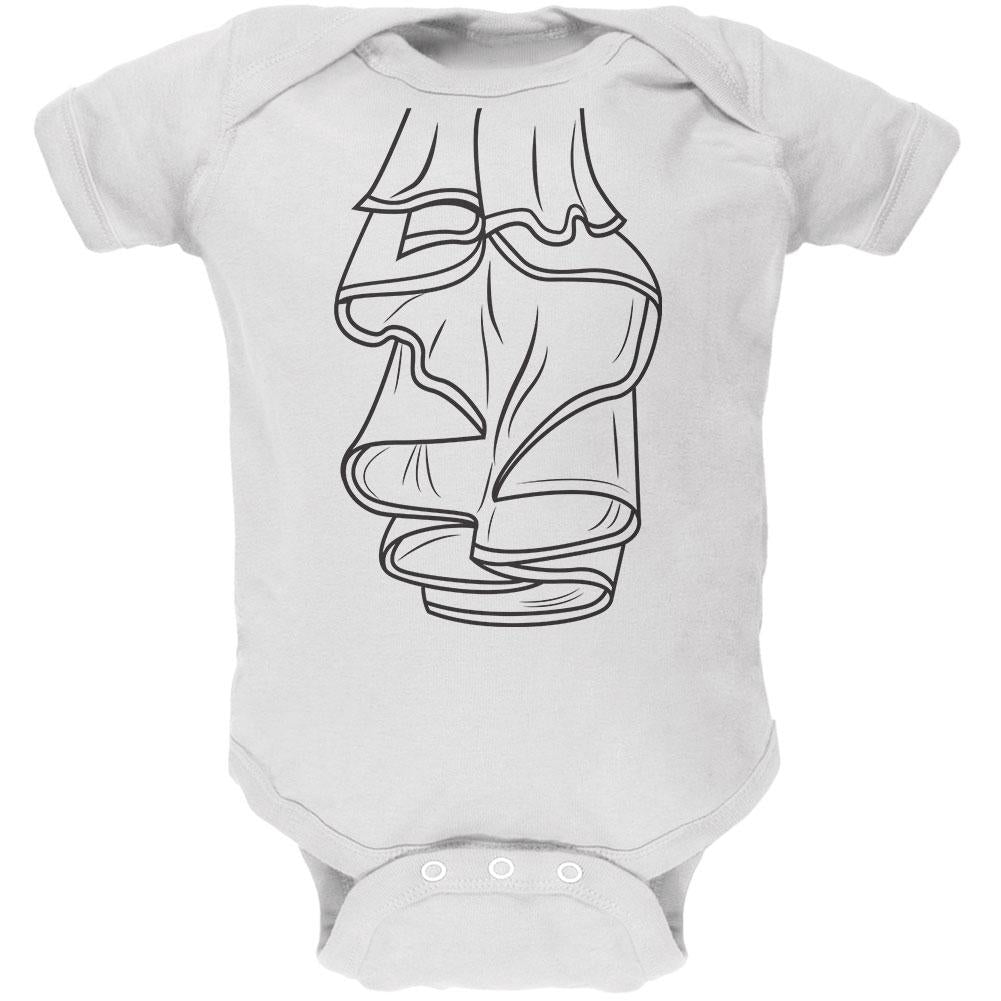 Halloween Pirate Ruffle Shirt Costume Soft Baby One Piece Baby One Piece Old Glory 12MO White