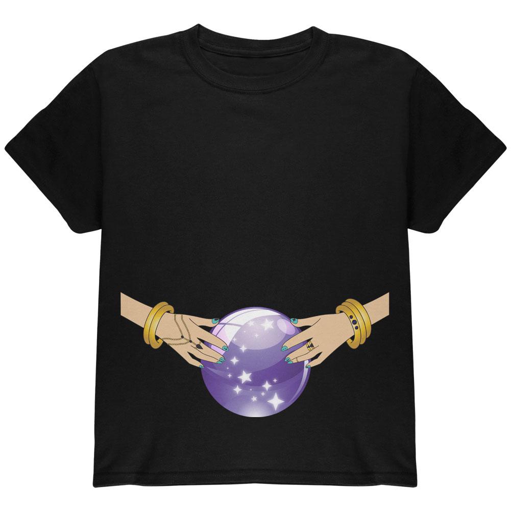 Halloween Fortune Teller Costume Gypsy Youth T Shirt Youth T-Shirts Old Glory LG Black