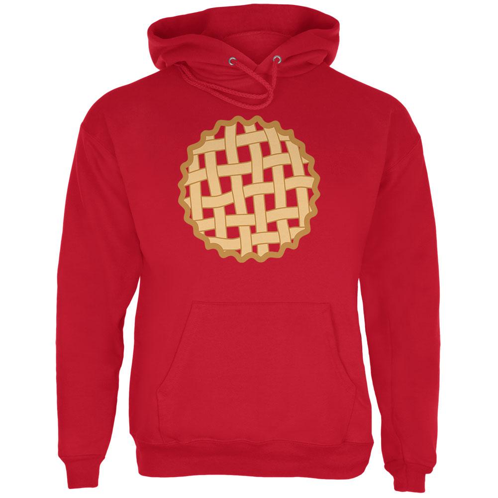 Halloween Lattice Pie Costume Strawberry Cherry Mens Hoodie Men's Hoodies Old Glory 2XL Red