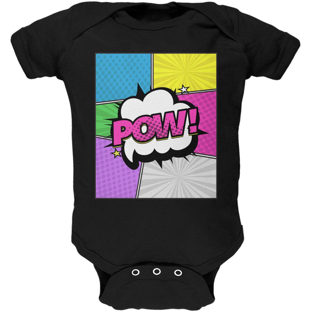 Halloween Pop Art Costume Soft Baby One Piece Baby One Piece Old Glory 12MO Black
