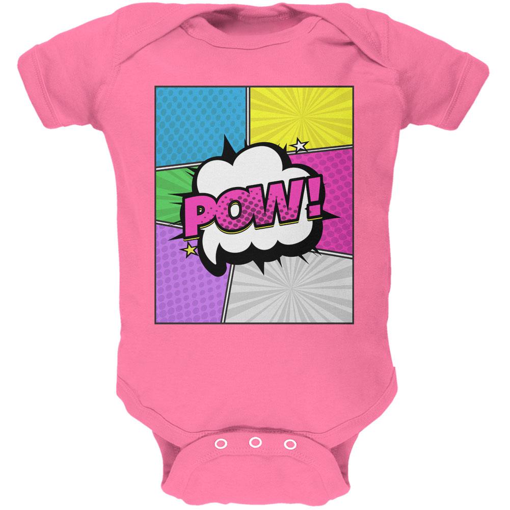 Halloween Pop Art Costume Soft Baby One Piece Baby One Piece Old Glory 12MO Raspberry