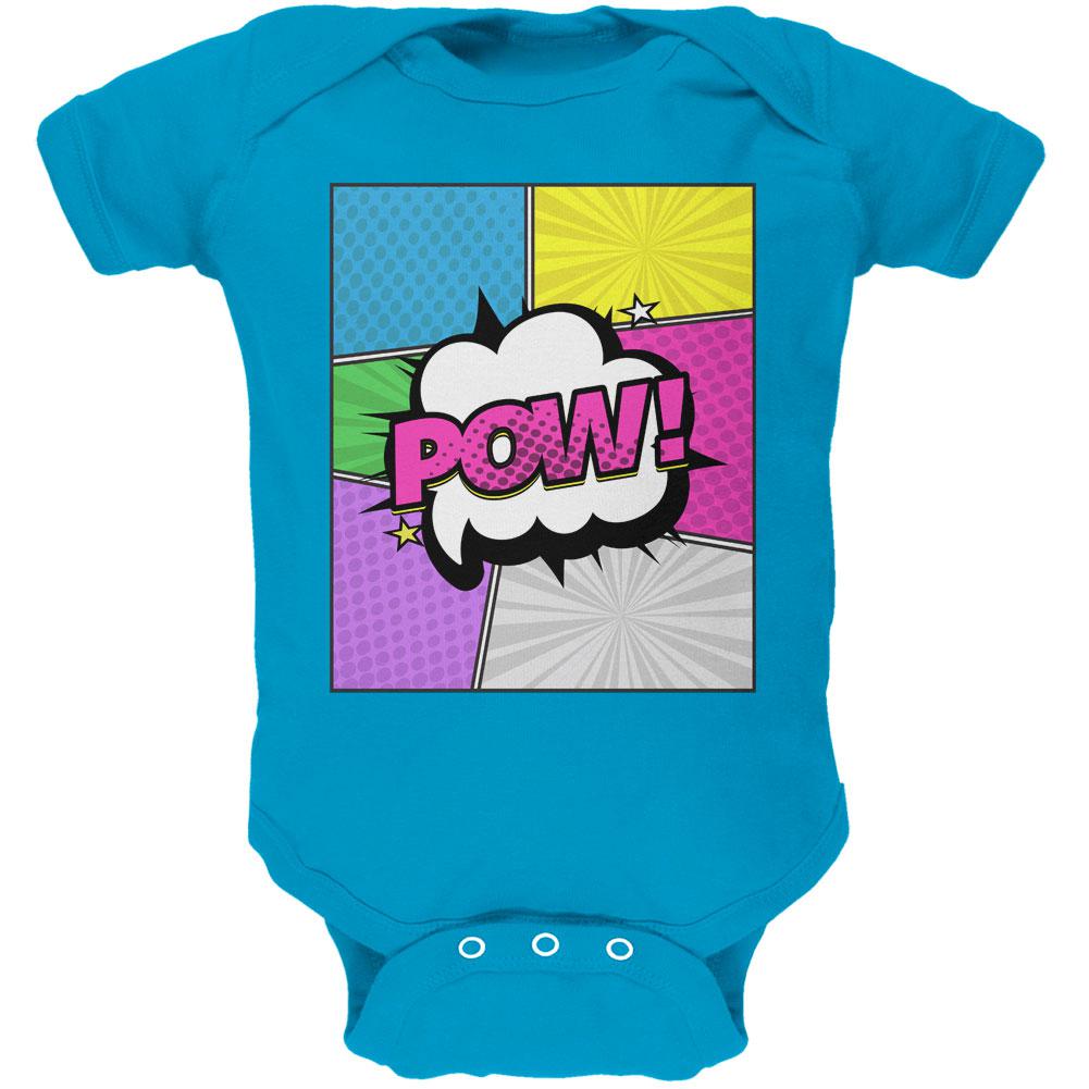 Halloween Pop Art Costume Soft Baby One Piece Baby One Piece Old Glory 12MO Turquoise