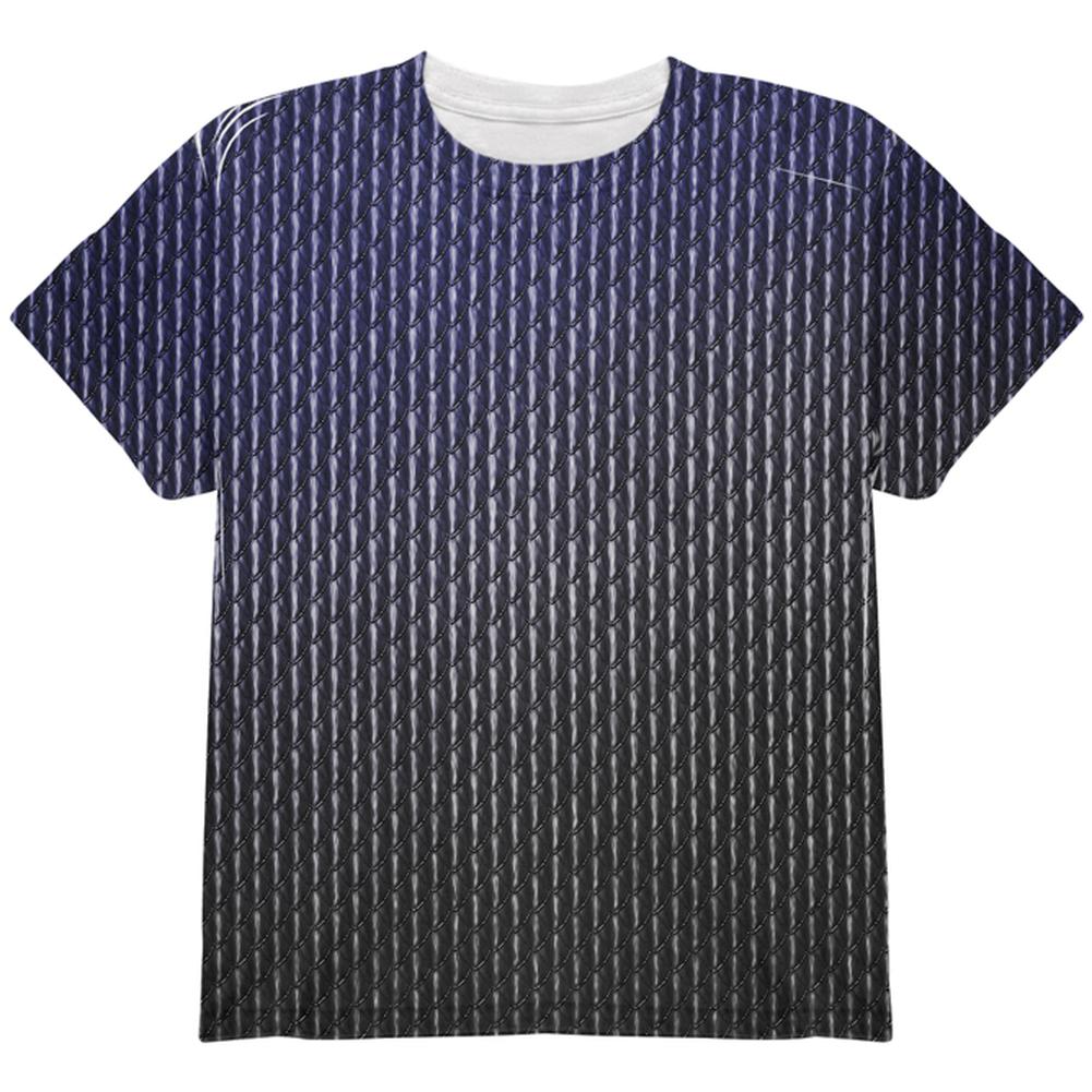 Halloween Black Shadow Dragon Scales Costume All Over Youth T Shirt Youth T-Shirts Old Glory YLG Multi