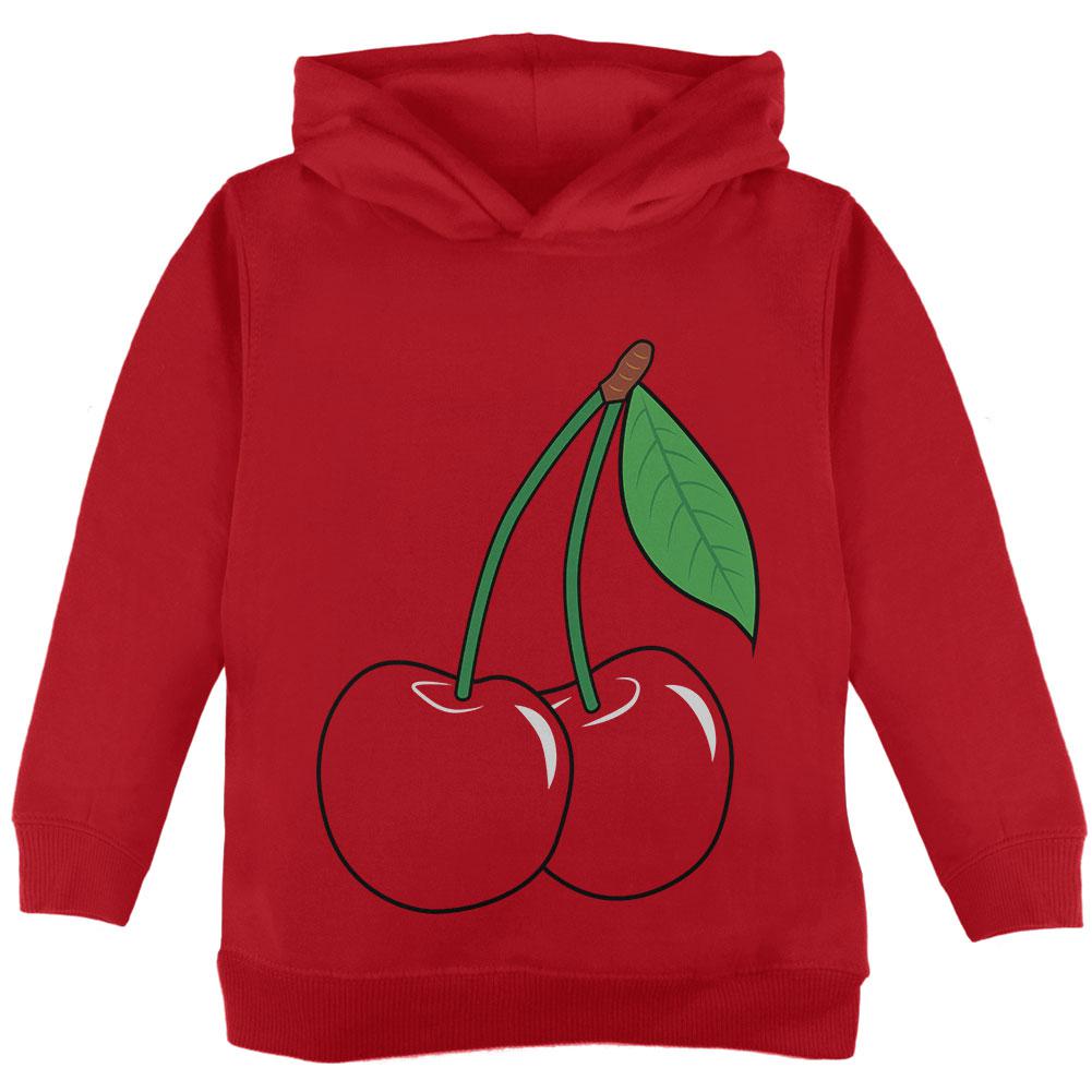 Halloween Fruit Cherry Costume Toddler Hoodie Toddler Hoodies Old Glory 2T Red