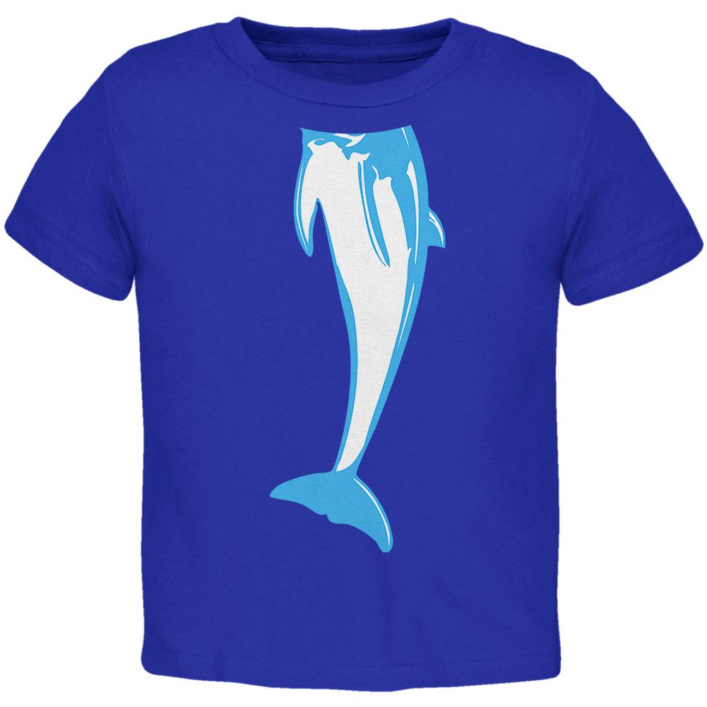 Halloween Dolphin Body Costume Toddler T Shirt Toddler T-Shirts Old Glory 2T Royal