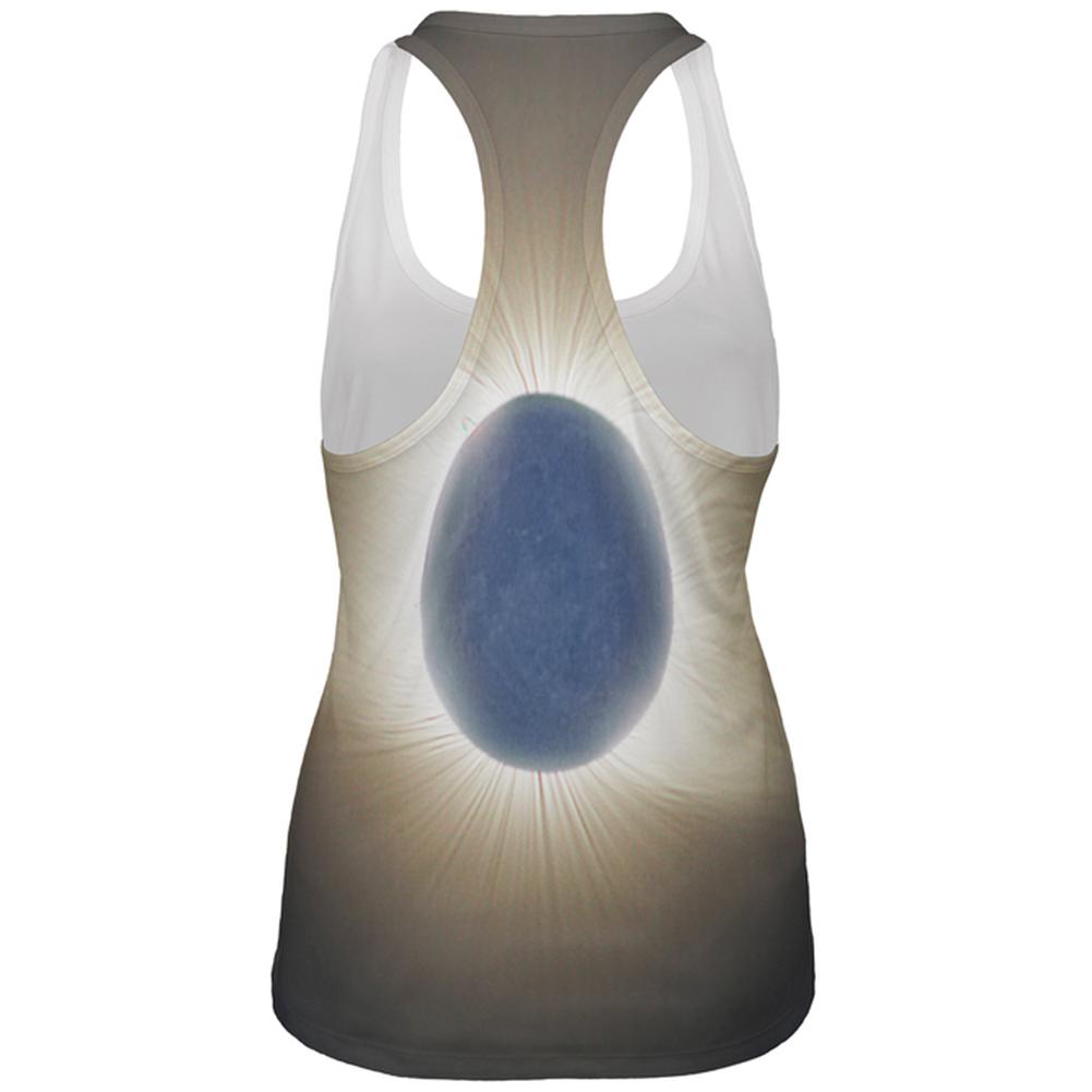 Crown of the Sun Solar Eclipse 2017 All Over Womens Work Out Tank Top Women's Tank Tops Old Glory