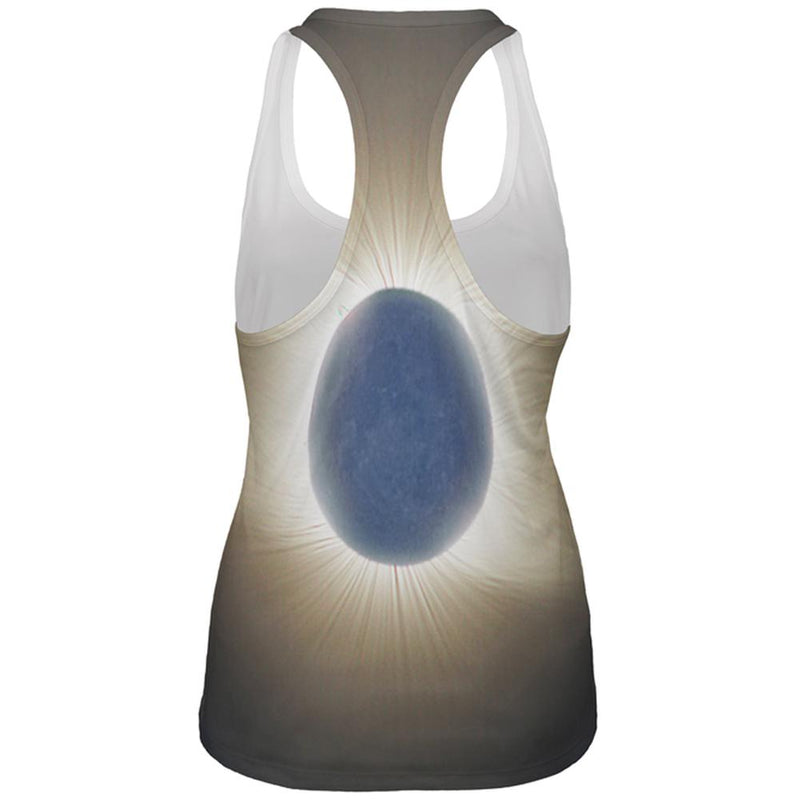 Crown of the Sun Solar Eclipse 2017 All Over Womens Work Out Tank Top Women's Tank Tops Old Glory
