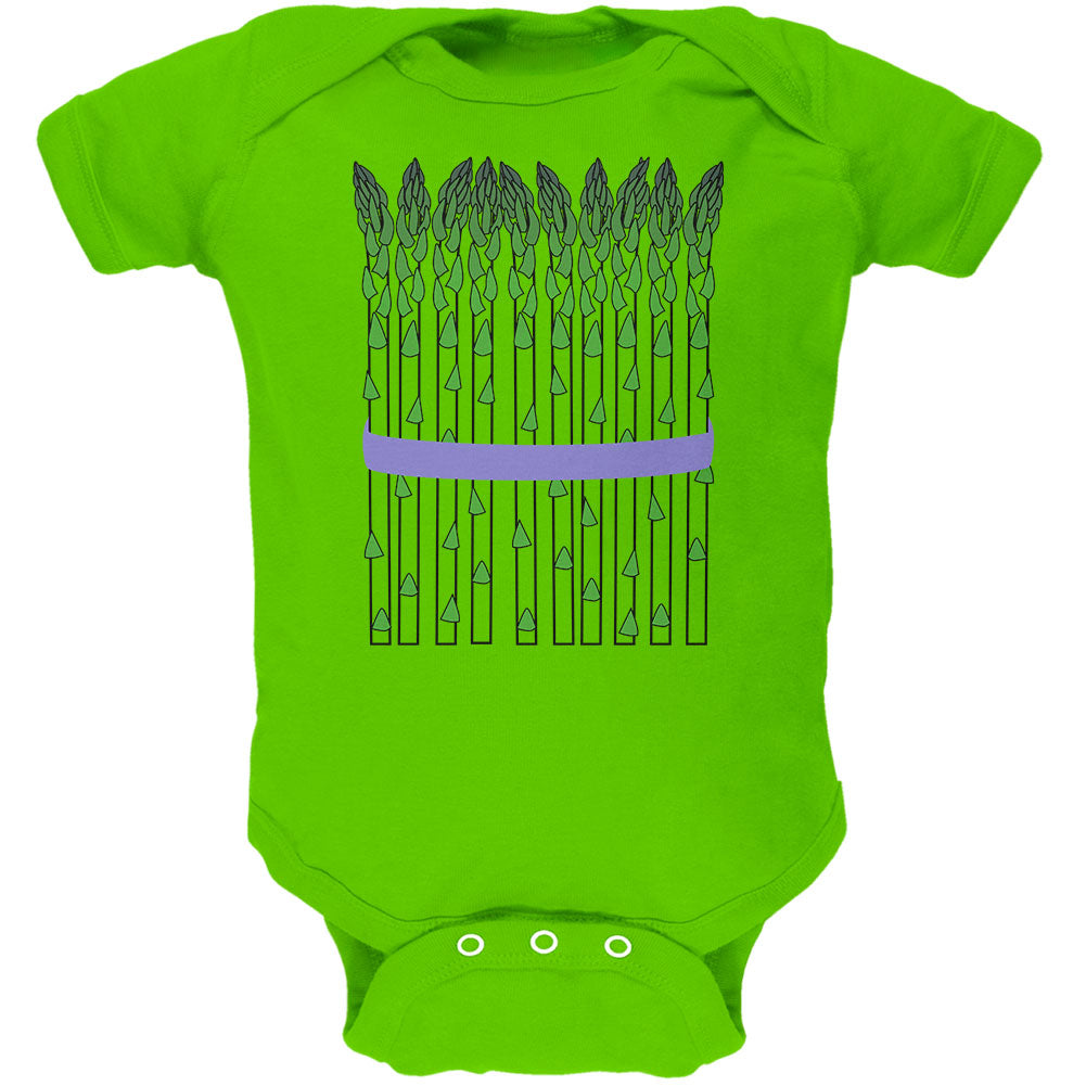 Halloween Vegetable Asparagus Costume Soft Baby One Piece Baby One Piece Old Glory 3M Apple