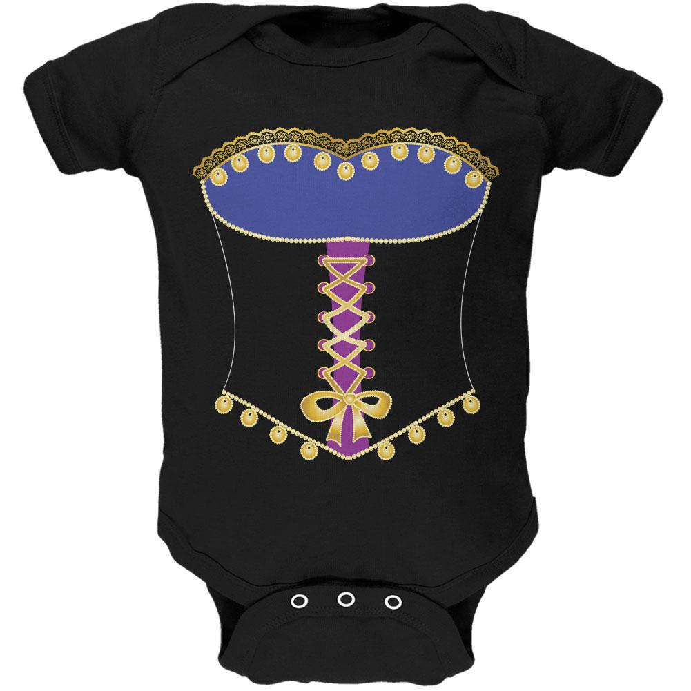 Halloween Gypsy Costume Soft Baby One Piece Baby One Piece Old Glory 12MO Black