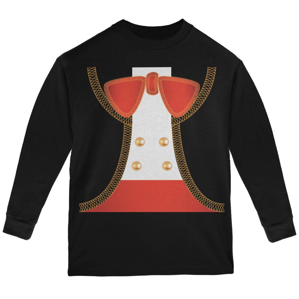 Halloween Mariachi Costume Youth Long Sleeve T Shirt Youth Long Sleeves Old Glory LG Black