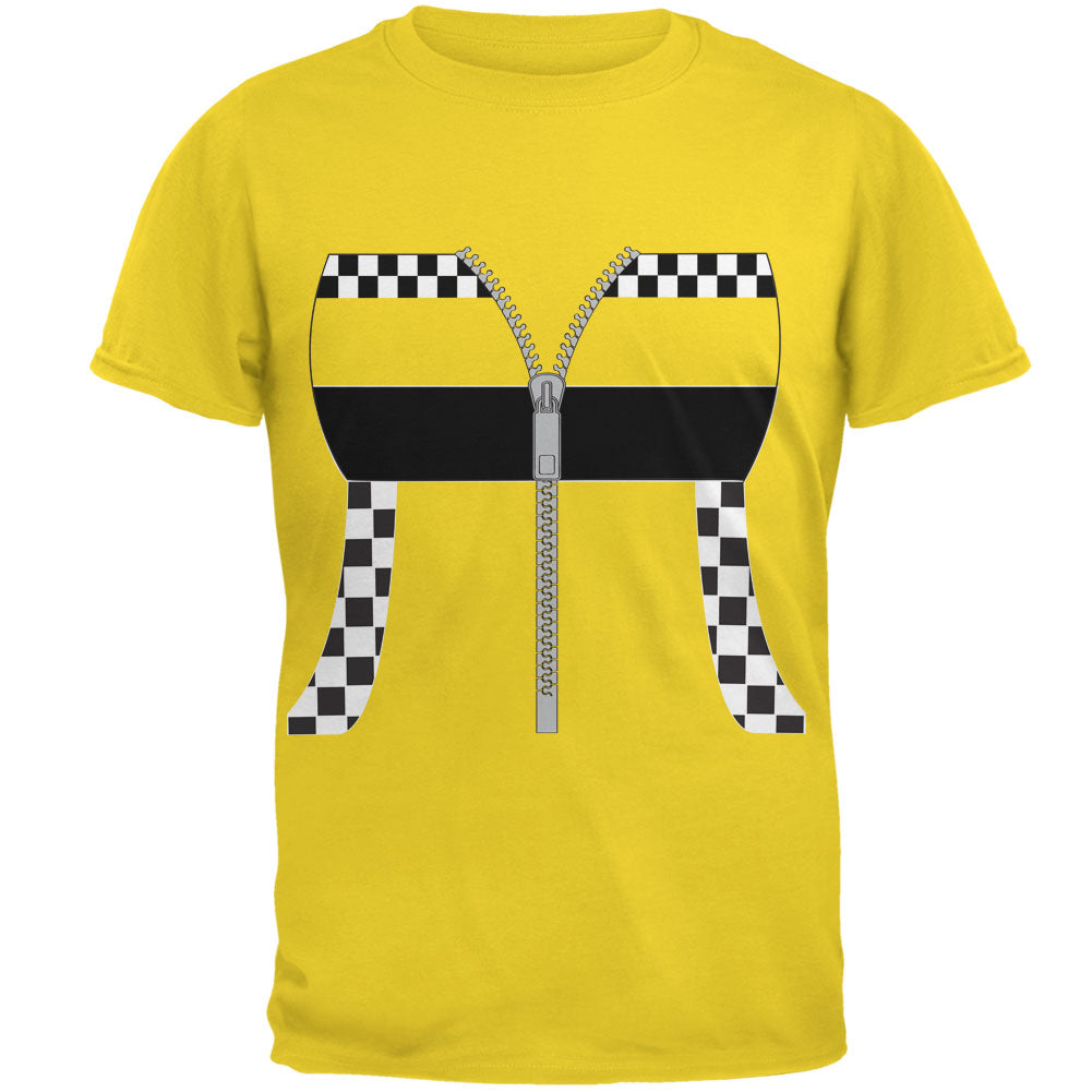 Halloween Taxi Driver Costume Cab Mens Soft T Shirt Men's T-Shirts Old Glory 2XL Yellow