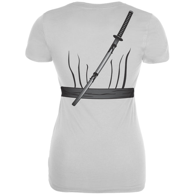 Halloween Costume Ninja Assassin Costume Juniors Soft T Shirt Juniors T-Shirts Old Glory