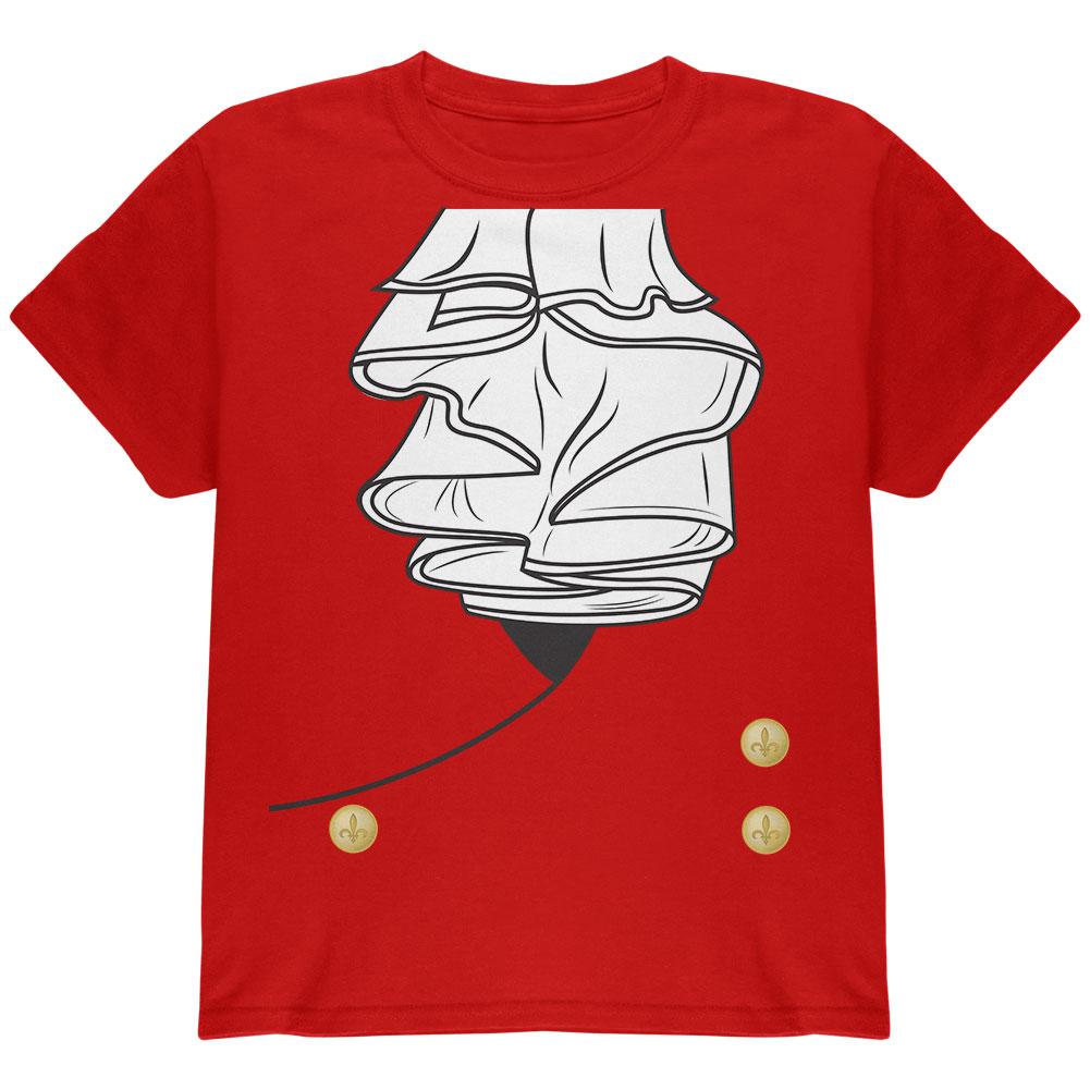 Halloween Vampire Costume Male Youth T Shirt Youth T-Shirts Old Glory LG Red