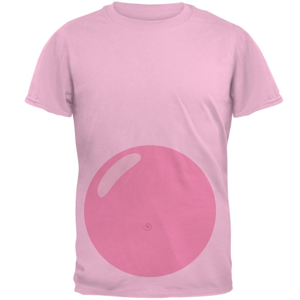 Halloween Pig Costume Mens T Shirt Men's T-Shirts Old Glory 2XL Light Pink