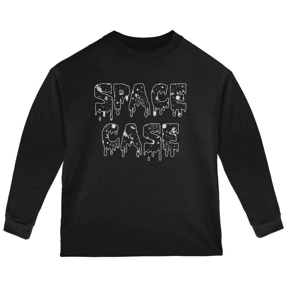 Halloween Space Case Galaxy Toddler Long Sleeve T Shirt Toddler Long Sleeves Old Glory 2T Black