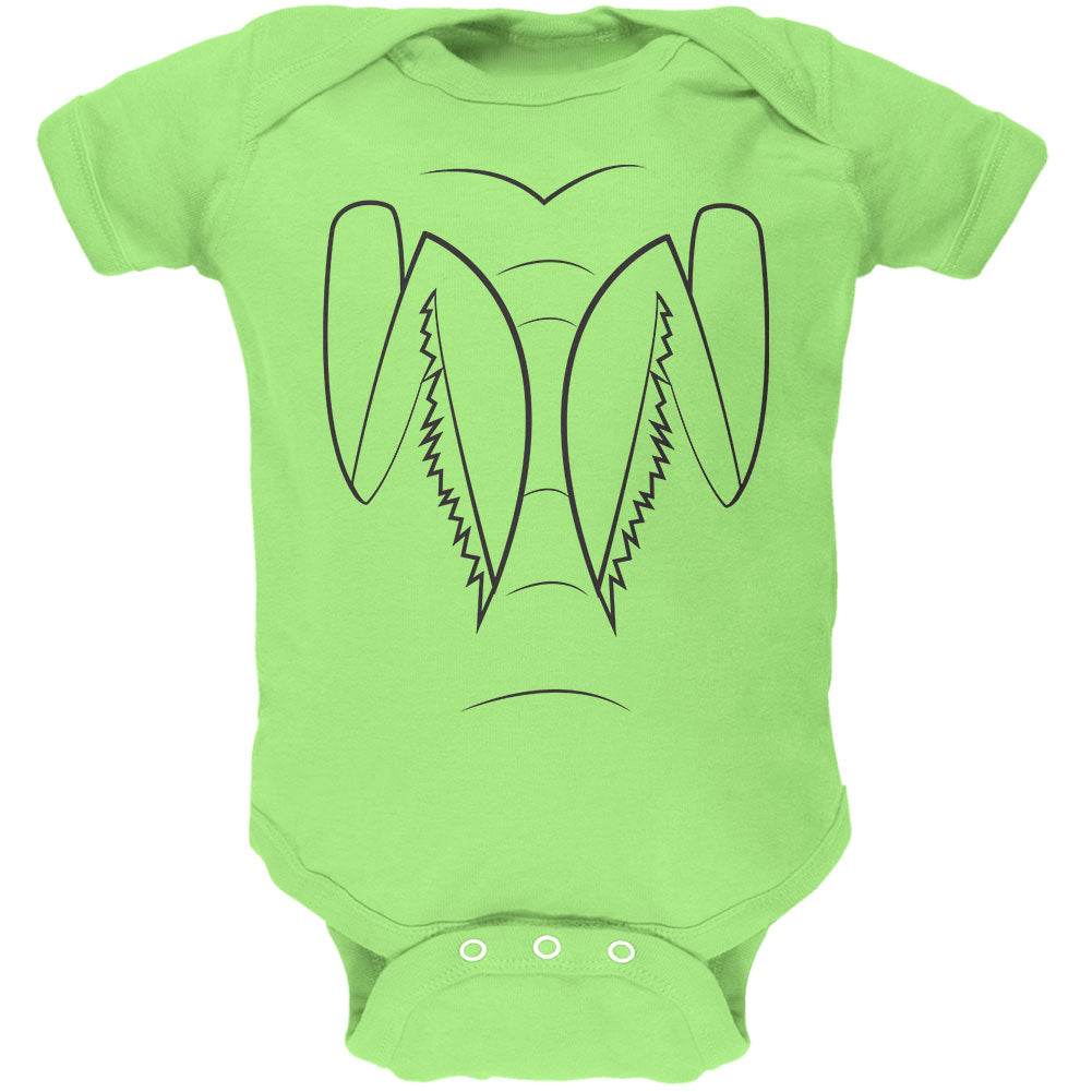 Halloween Praying Mantis Costume Soft Baby One Piece Baby One Piece Old Glory 0-3M Key Lime