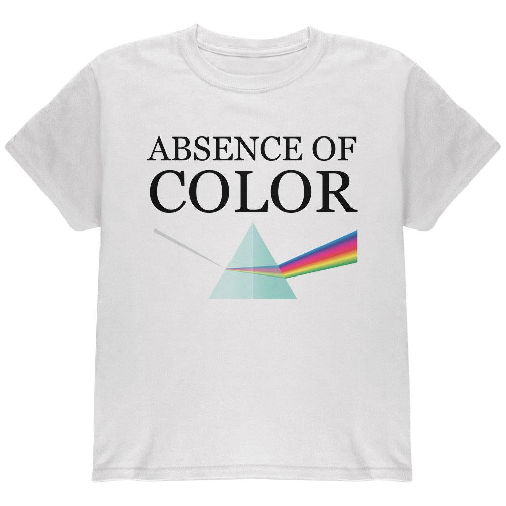 Halloween Absence of Color Costume Youth T Shirt Youth T-Shirts Old Glory LG White