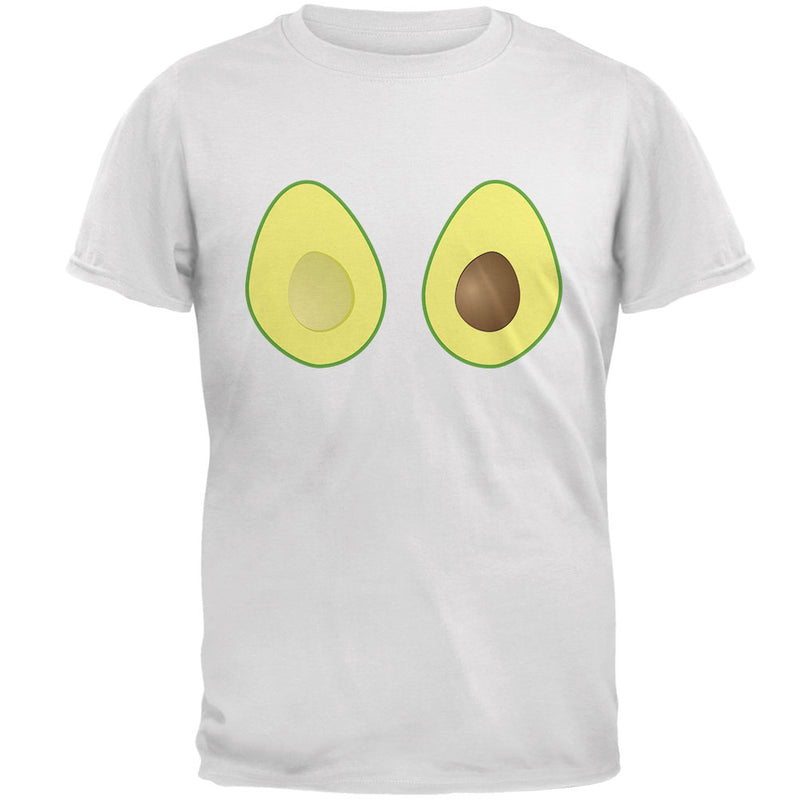 Avocado Boobs Mens T Shirt Men's T-Shirts Old Glory MD White
