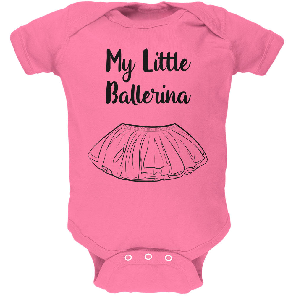 My Little Ballerina Soft Baby One Piece Baby One Piece Old Glory 0-3M Red