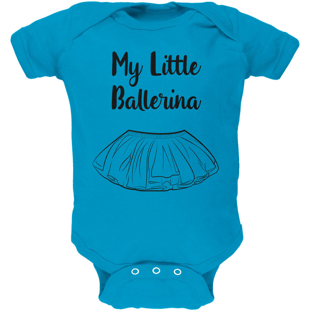 My Little Ballerina Soft Baby One Piece Baby One Piece Old Glory 0-3M Blue