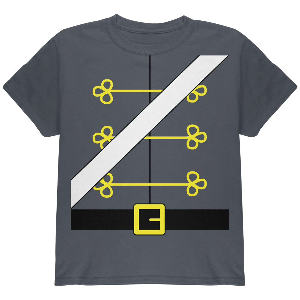 Christmas Toy Soldier Nutcracker Costume Youth T Shirt Youth T-Shirts Old Glory YLG Charcoal