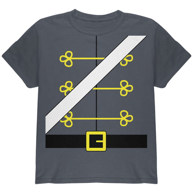 Christmas Toy Soldier Nutcracker Costume Youth T Shirt Youth T-Shirts Old Glory YLG Charcoal