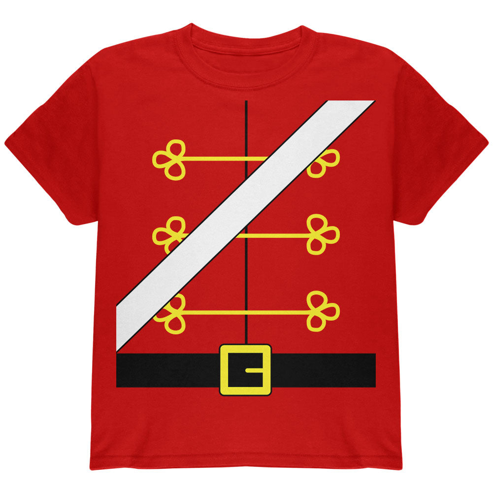 Christmas Toy Soldier Nutcracker Costume Youth T Shirt Youth T-Shirts Old Glory YLG Red