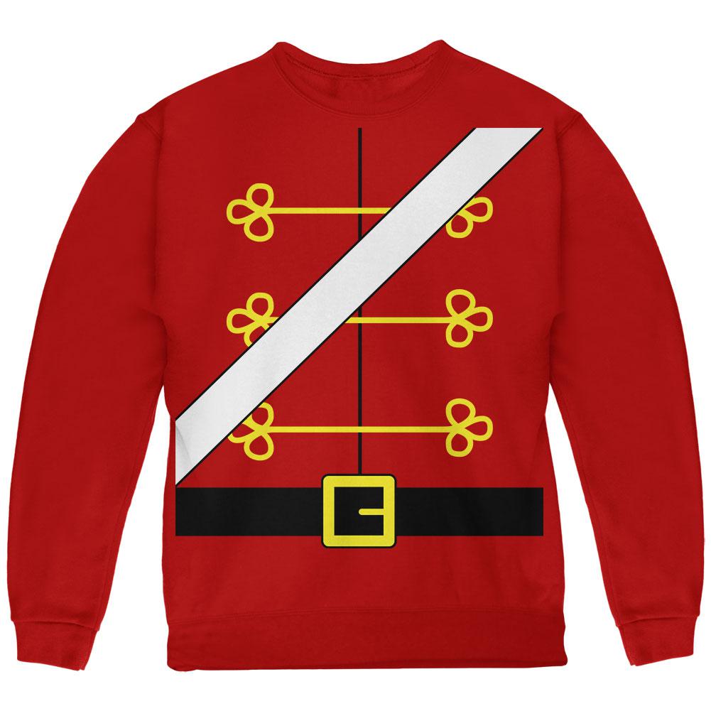 Christmas Toy Soldier Nutcracker Costume Youth Sweatshirt Youth Sweatshirts Old Glory LG Red