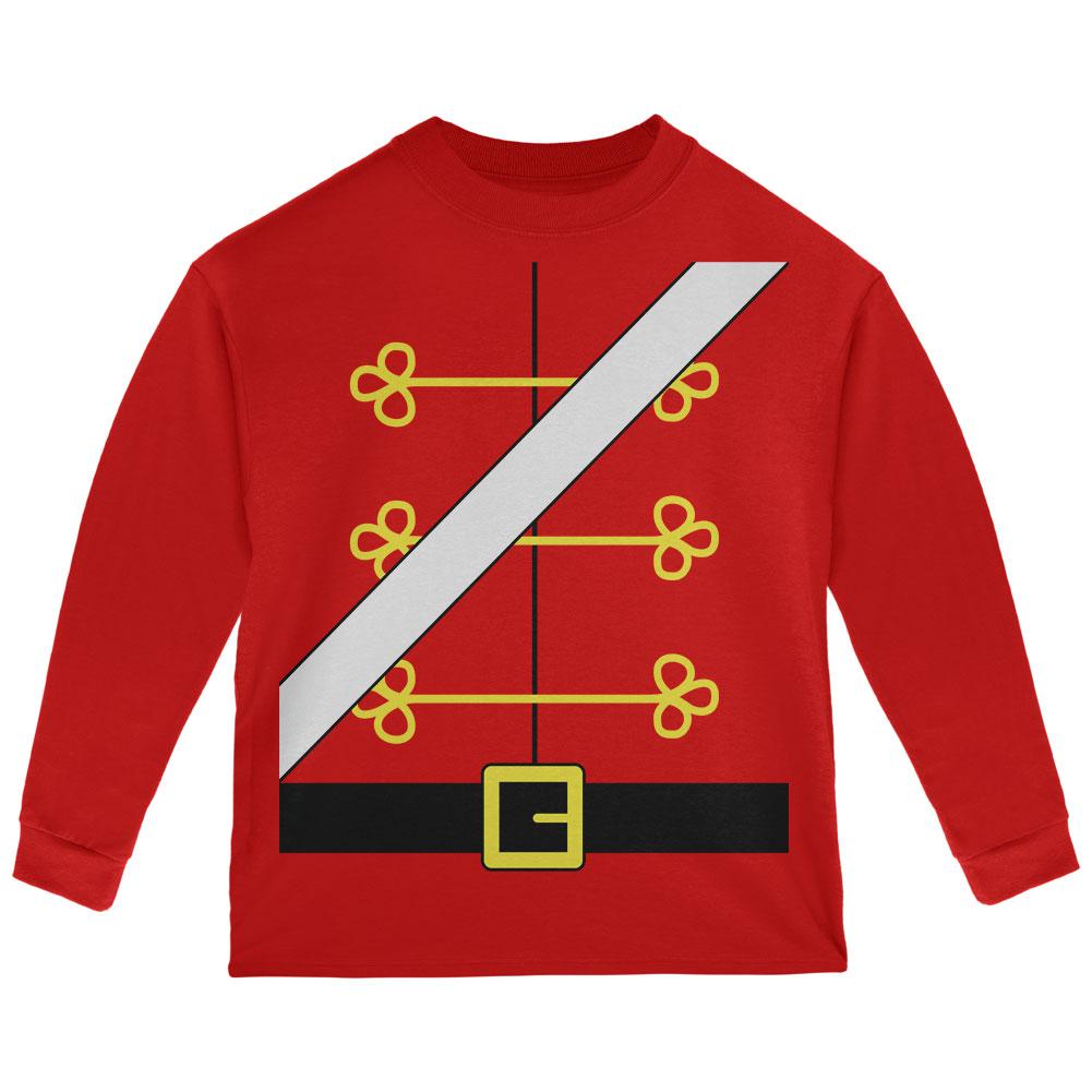 Christmas Toy Soldier Nutcracker Costume Toddler Long Sleeve T Shirt Toddler Long Sleeves Old Glory