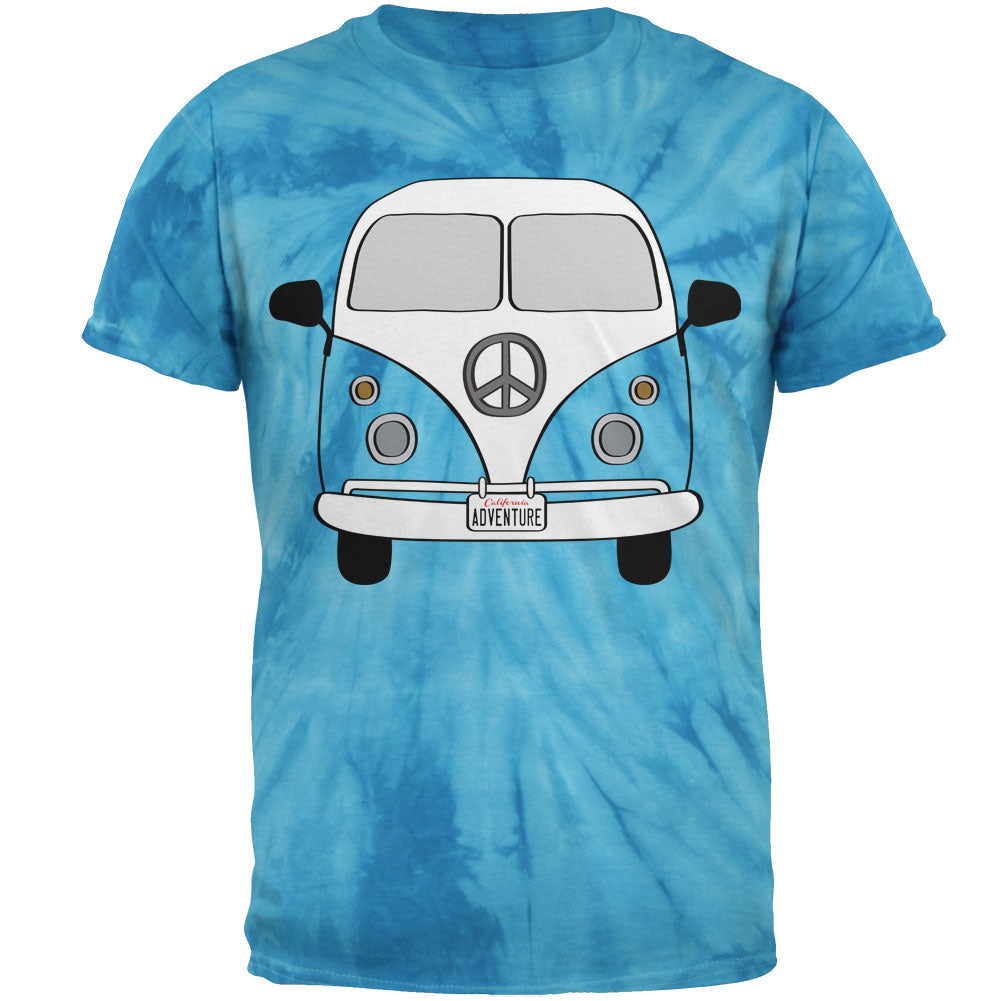Halloween Travel Bus Costume Camper Adventure Mens T Shirt Men's T-Shirts Old Glory MD Pinwheel Blue Tie Dye