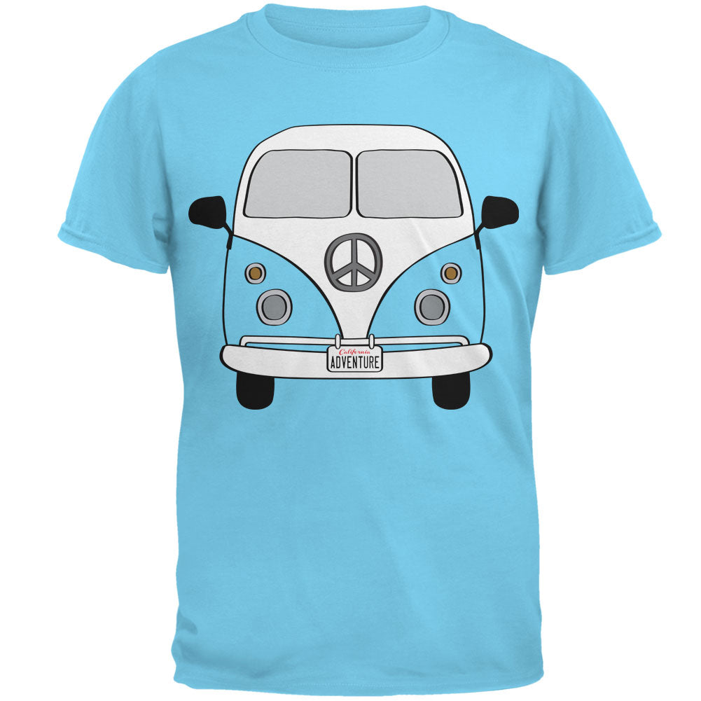 Halloween Travel Bus Costume Camper Adventure Mens T Shirt Men's T-Shirts Old Glory SM Sky