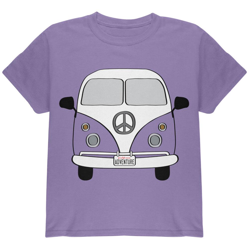 Halloween Travel Bus Costume Camper Adventure Youth T Shirt Youth T-Shirts Old Glory LG Violet