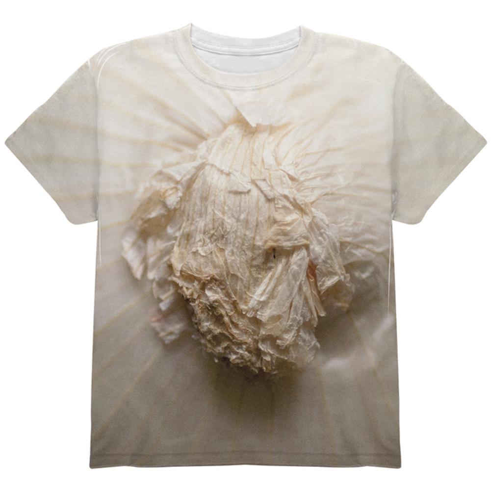 Halloween White Onion Costume All Over Youth T Shirt Youth T-Shirts Old Glory LG Multi