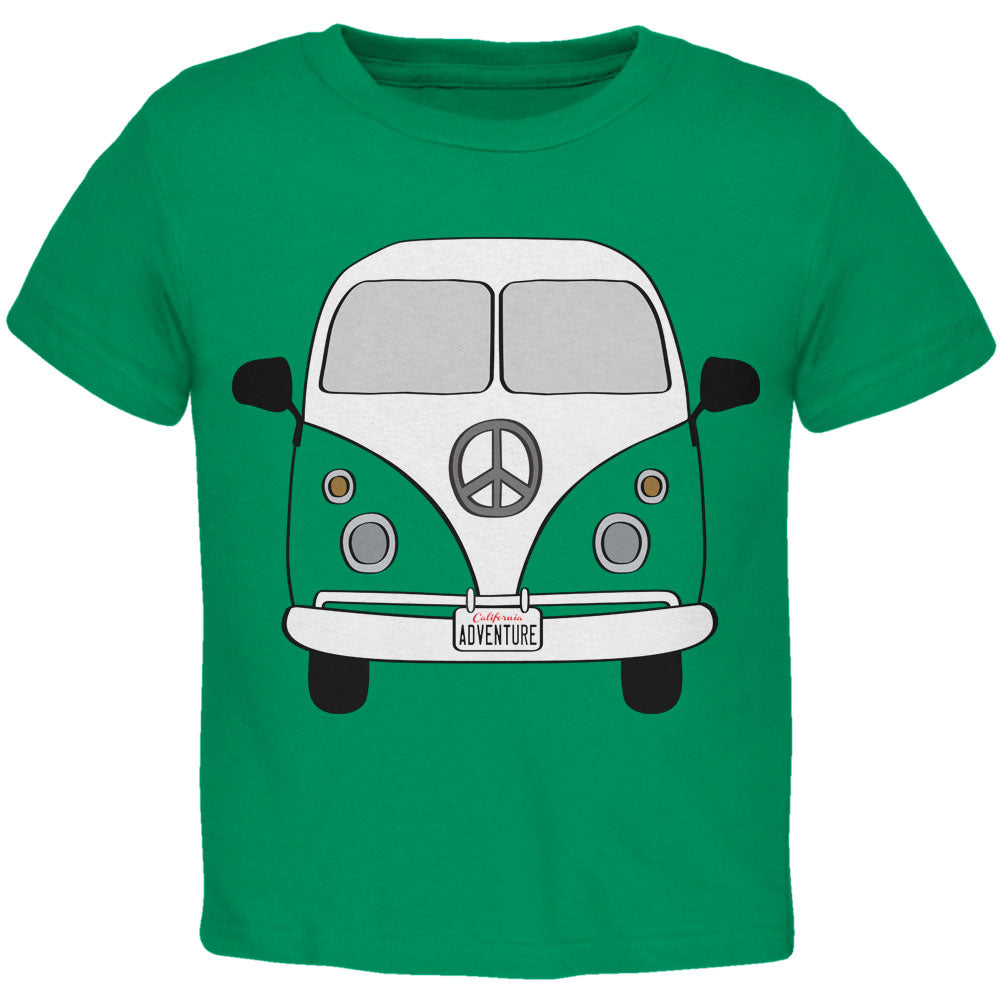 Halloween Travel Bus Costume Camper Adventure Toddler T Shirt Toddler T-Shirts Old Glory 2T Kelly Green