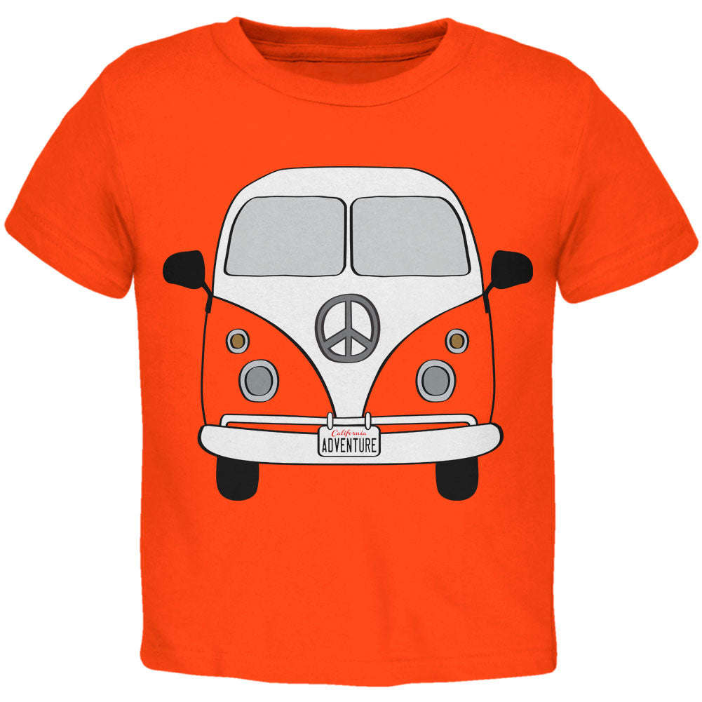Halloween Travel Bus Costume Camper Adventure Toddler T Shirt Toddler T-Shirts Old Glory 2T Orange